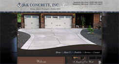 Desktop Screenshot of jkconcreteinc.com